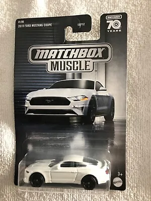 MATCHBOX 2019 Ford Mustang Coupe 1/64 - 70th Anniversary Muscle • $0.99