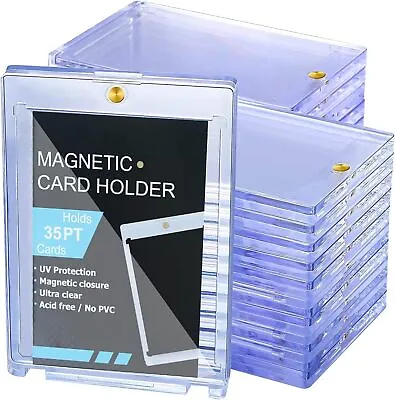 You Pick  1/5/10/25/50 Pcs 35pt Kuahome Magnetic Trading Card Holder Case • $44.99