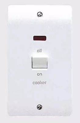 £8 • Buy Mk 50amp Cooker Switch ( K5215ckwhi )