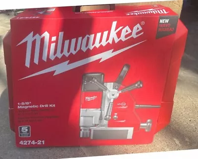 Milwaukee 4274-21 1-5/8in Magnetic Drill Kit - Red • $1399