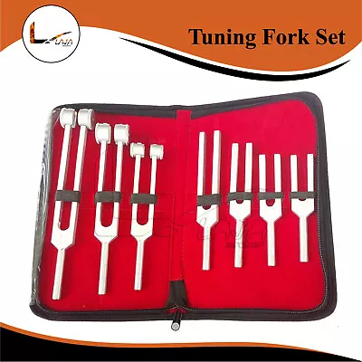 Tuning Fork Set Of 7 For Healing Therapy Medical Surgical Diagnostic Instrument • $17.15