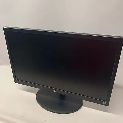 LG 22M37A-B 22” VGA LCD PC Monitor Screen With Stand No Power • £19.99
