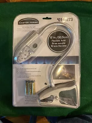 Brand New Master Forge Grill Grilling Clip Light LED 12  Flexible Arm  #0140273 • $8