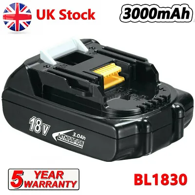 For Makita 18V Lithium-Ion 3.0Ah Battery BL1830 LXT Replace BL1815 BL1860 BL1850 • £16.49