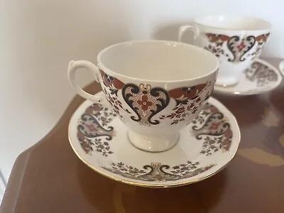 Ridgway Potteries Colclough Royale Vintage Bone China 4 Tea Cups & Saucers Set • £24.99