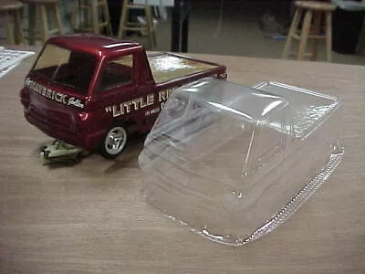 1/24 Slotcar 1/24 Scale Vintage Slot Car Body BZ Little Red Wagon CLEAR NO PAINT • $8