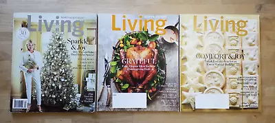 Lot Of 3 Martha Stewart Living Magazine Dec 2020 Nov 2021 Dec 2021 HOLIDAYS • $9.99