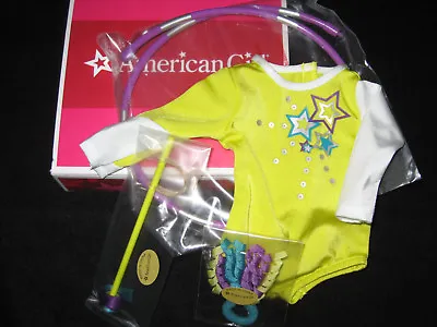 American Girl Doll McKenna's PERFORMANCE SET Hoop LEOTARD Hoop GYMNASTICS Outfit • $119.81