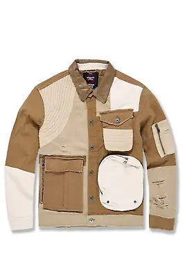 Men JORDAN CRAIG Amarillo Herringbone Trucker Jacket • $101.50