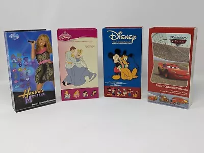 Cricut Cartridge Sets Mickey Cars Happily Ever After & Hannah Montana • $32