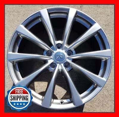 INFINITI G37 2008 2009 Factory OEM Wheel 19X8.5  FRONT Rim 73704 W/ Cap #R • $391.50