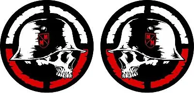 METAL MULISHA DECAL PAIR  Sticker Truck Trailer Moto Car Window Wall Art • $6.99