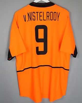 Netherland Holland National Team 2002 2004 Home Shirt Jersey #9 V.nistelrooy • $125.99