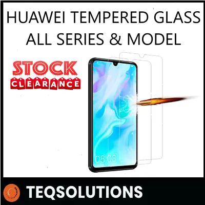 FOR HUAWEI MATE HONOR 5 6 7 8 10 20 LITE PRO SCREEN PROTECTOR TEMPERED GLASS X2 • £2.37