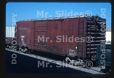 Original Slide Freight TM Texas-Mexican Railway Friction Bearing 40'Box 62 • $4.49