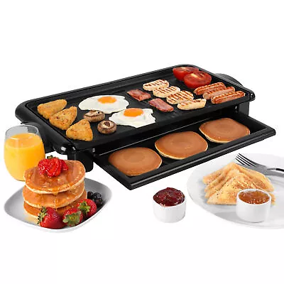 Salter Health Grill Large Family Electric Flat Top Griddle Multicooker Non-Stick • £42.99