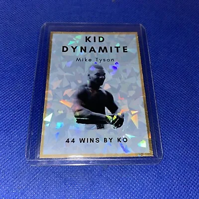 Mike Tyson  Kid Dynamite  Custom Refractor Rookie Holo Prizm Trading Card 2022 • $13.99