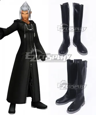 £49.63 • Buy Kingdom Hearts Young Xehanort Black Shoes Cosplay Boots