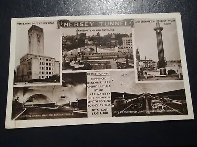 Postcard Of Mersey Tunnel (Liverpool - Birkenhead Unposted Boots) • £1.99