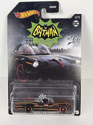 Hot Wheels DC Batman Classic TV Series Batmobile 2/5 Exclusive - NEW • $9.95