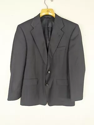 Vintage Burberry Blazer Men’s 38S Sports Coat Pinstripe Wool  • $45.99