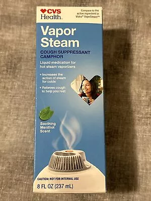 CVS Vapor Steam Cough Suppressant Camphor NEW 8 Oz. Exp. 1/2025 • $15.75