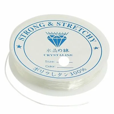 £2.79 • Buy Strong & And Stretchy Clear Elastic Thread Beading Cord Jewellery 0.4mm - 1.0mm