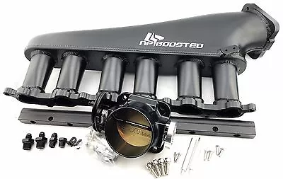 FITS 1JZ-GTE VVTi INTAKE MANIFOLD SET FUEL RAIL 90MM THROTTLE BODY CROWN 1JZ • $1243.32