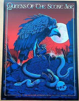 RAINBOW FOIL QUEENS OF THE STONE AGE Irving Dallas TX 2023 AP Poster S/N #/150 • $277.77