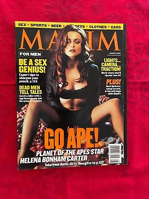 Maxim August 2001 Magazine • $10.99