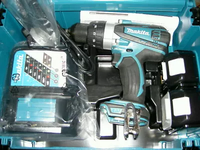 Makita DDF458RMJ 18V 2x4.0Ah Li-Ion Drill Driver Makpac Kit • £199.99