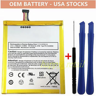 New Battery ST08 MC-347993  For Amazon Fire HD 7 (4th Generation) Tablet: SQ46CW • $11.49