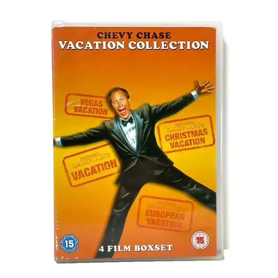 Chevy Chase Vacation Collection 4 DVD Film Box Set National Lampoon Movies • £11.99
