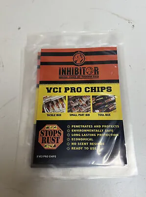 Pack Of 50 VCI Corrosion Inhibitor Protector Pro Chips Gun Cabinets & Slips VP90 • £28.49