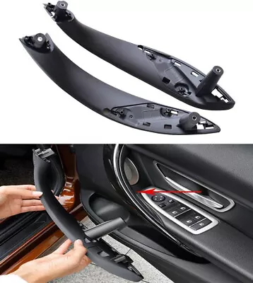 2 Pcs Front Inner Trim Door Pull Handle For BMW F30 F80 F31 F32 F33 M3 2013-2019 • $42.95