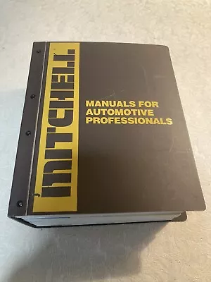 Mitchell Manuals For Automotive Professionals • $39.99