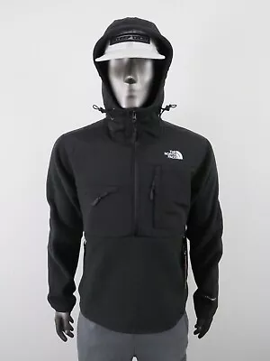 NWT Mens The North Face Denali Anorak Half Zip Heavy Fleece Jacket - Black • $189.95