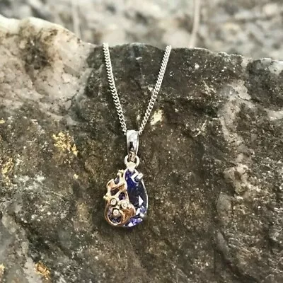 £550 • Buy Clogau 18ct White & Rose Gold Tree Of Life Tanzanite Pendant £550 Off!