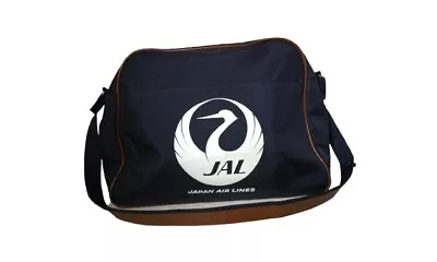 Vintage Japan Air Lines JAL Flight Bag Carry-on Handbag Stewardess W/Strap • $36.29