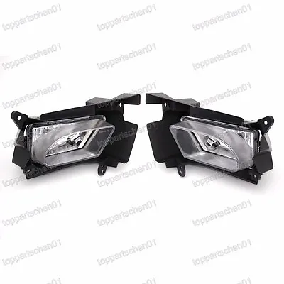 1Pair Front Left Right Fog Light Driving Lamps W/Brackets For Mazda 3 2008-2012 • $165.76