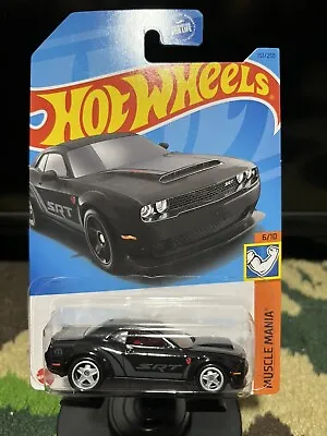 2023 Hot Wheels ‘18 Dodge Challenger SRT Demon Real Riders CUSTOM Red Interior • $19.99