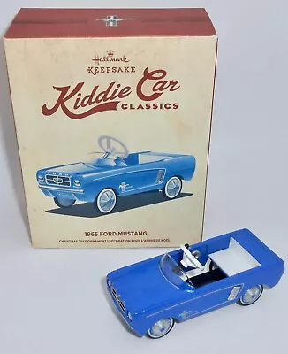 2015 Hallmark Christmas Ornament 1965 FORD MUSTANG Kiddie Car Classics H2 • $25.20