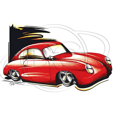 $16.95 • Buy Porsche Vintage Speedster Classic Car T-shirt 100% Cotton Adult Small To XXXXXL