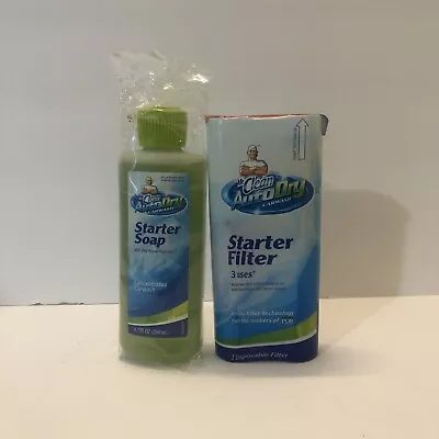 Mr Clean Auto Dry Car Wash Starter Soap 6.7 Fl Oz & 3 Use Filter Refill Sealed • $39.99