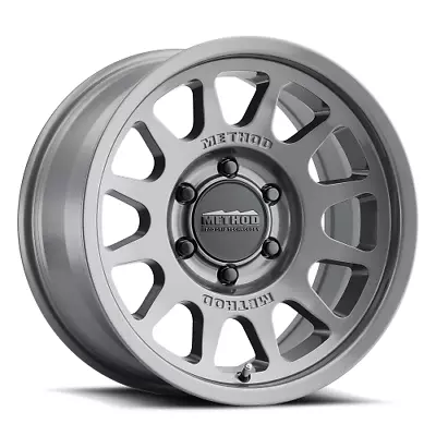 16x8 Method MR703 Bead Grip Gloss Titanium Wheels 6x5.5 (0mm) Set Of 4 • $1196