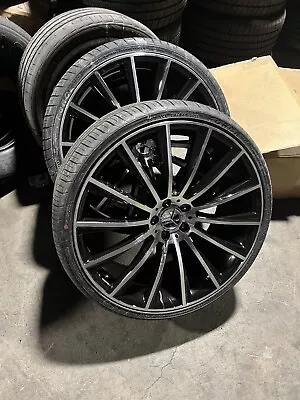 22x9 / 22x10 Wheels Tires Fit Mercedes S600 S550 S65 CL500 CL550 22 Inch Rims • $2179