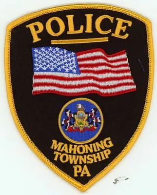 Pennsylvania Pa Mahoning Township Police Nice Shoulder Patch Sheriff • $4.99