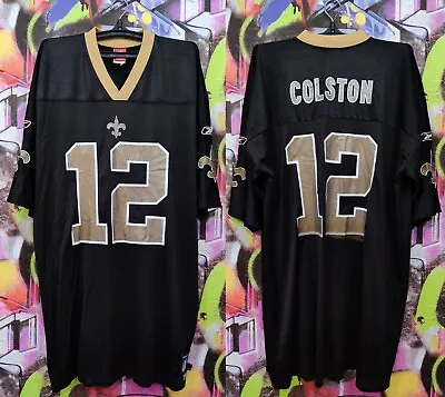 New Orleans Saints Marques Colston #12 NFL Jersey Top Reebok Mens Size 2XL • $36.99