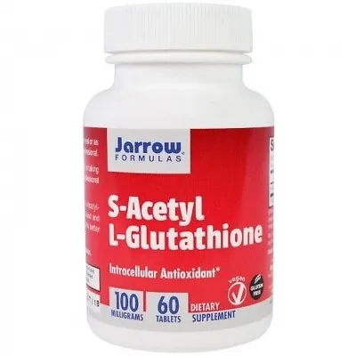 £24.99 • Buy S-Acetyl L-Glutathione 100mg, 60 Tablets - Jarrow Formulas