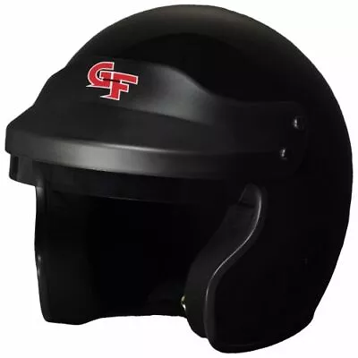 G-Force Racing Gear 13002XLGBK GF1 Open Face Helmet; SA2020 - Black; X-Large • $199.20